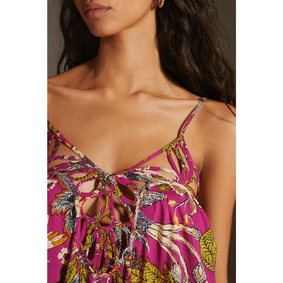 Anthropologie Drama Beach Midi Dress Multicolor Size L - Picture 3 of 15